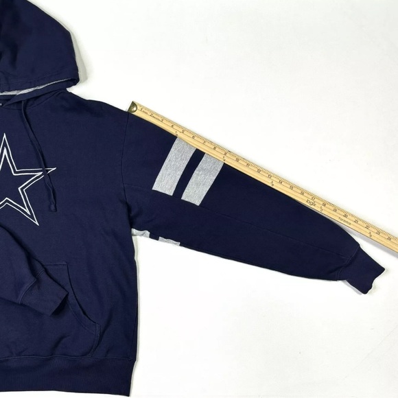 Dallas Cowboys Hoodie Men's Medium Authentic Navy NFL Football - Picture 9 of 9